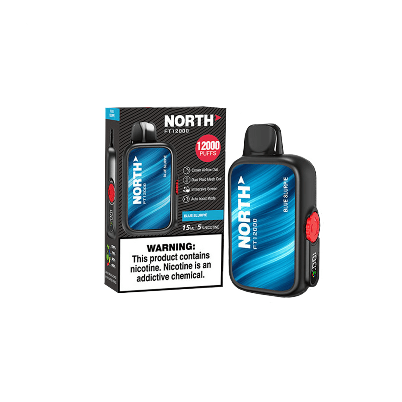North FT12000 Disposable 12K Puffs / Blue Slurpie