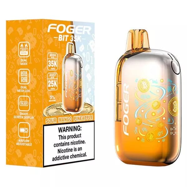 Foger Bit 5% Disposable 100ml 25K Puffs / Sour Mango Pineapple