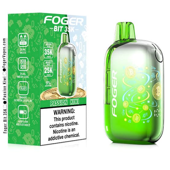 Foger Bit 5% Disposable 100ml 25K Puffs / Passion Kiwi