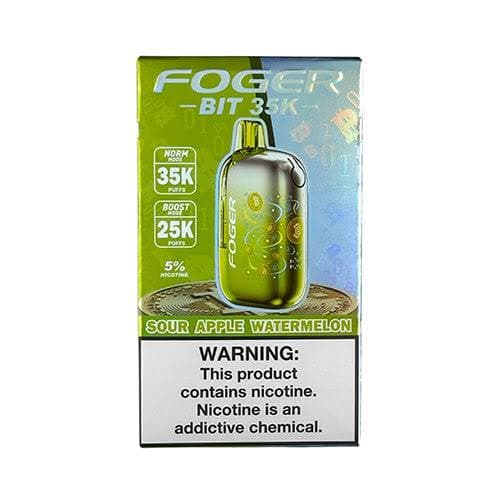 Foger Bit 5% Disposable 100ml 25K Puffs / Sour Apple Watermelon