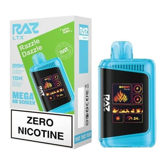 Raz Ltx Zero Nicotine Disposable 25k Puffs / Razzle Dazzle