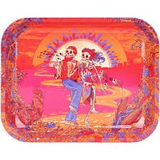 The Grateful Dead x Pulsar Large Metal Rolling Tray 13"x11" / Sunset Dance