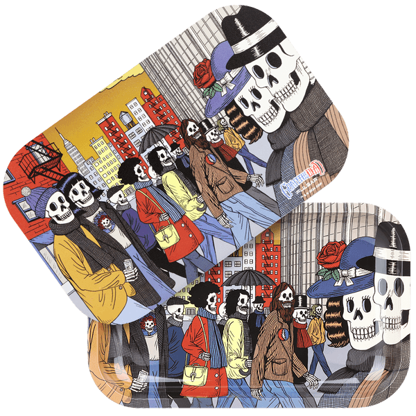 Grateful Dead x Pulsar Mini Metal Rolling Tray 7"x5.5" / Street People