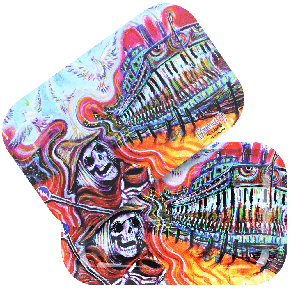 Grateful Dead x Pulsar Mini Metal Rolling Tray 7"x5.5" / Steamboat