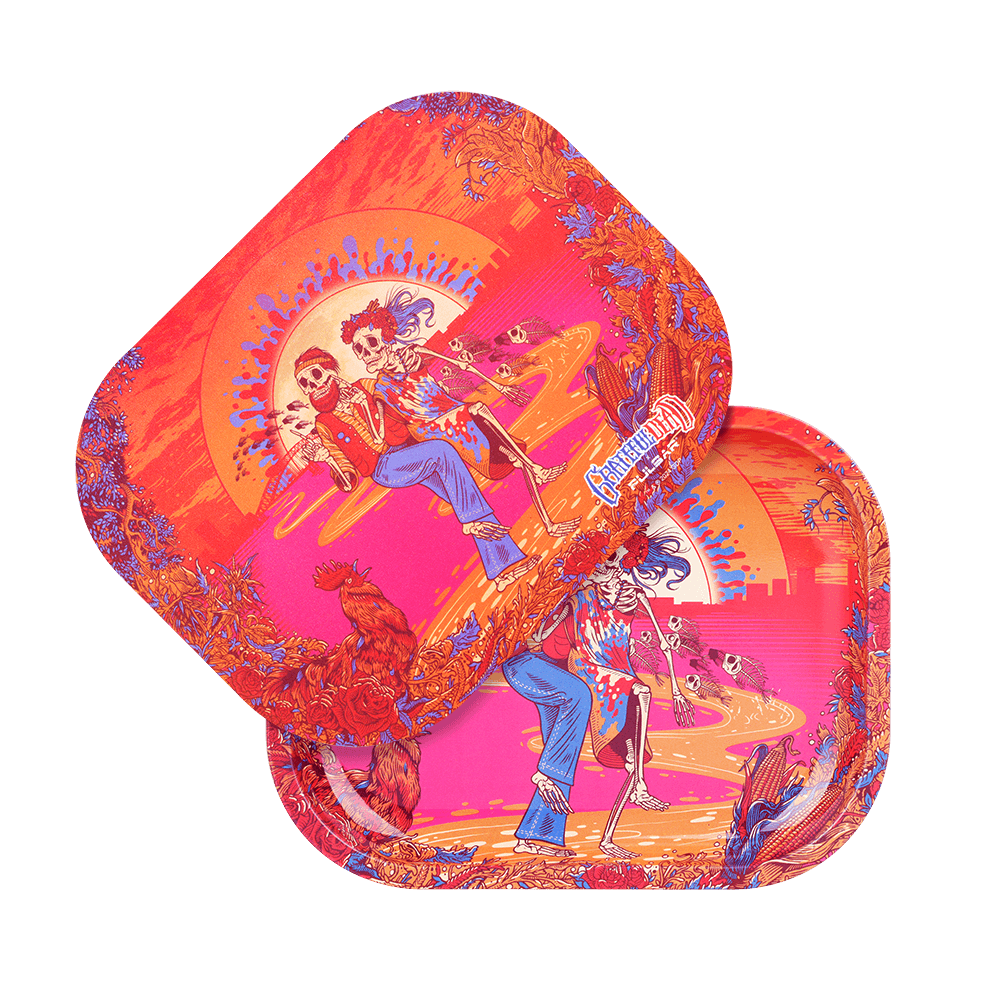 Grateful Dead x Pulsar Mini Metal Rolling Tray 7"x5.5" / Sunset Dance