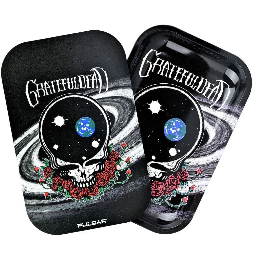 Grateful Dead x Pulsar Metal Rolling Tray & Lid 11"x7" / Space Your Face Galaxy