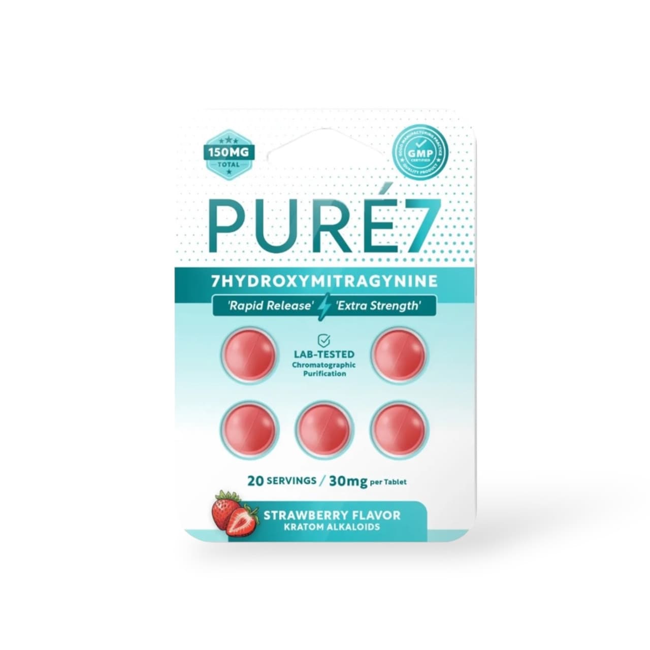 PURE 7-HYDROXY 30MG | 1Pk / Strawberry