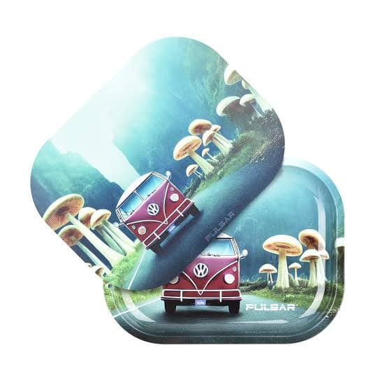 Pulsar Mini Rolling Tray & Lid Kit 7 x 5.5 / Camper Van Shroom Trip