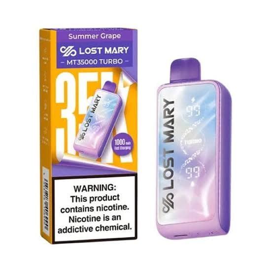 LOST MARY MT35000 Turbo 5% Disposable (90ML) 35K Puffs / Summer Grape