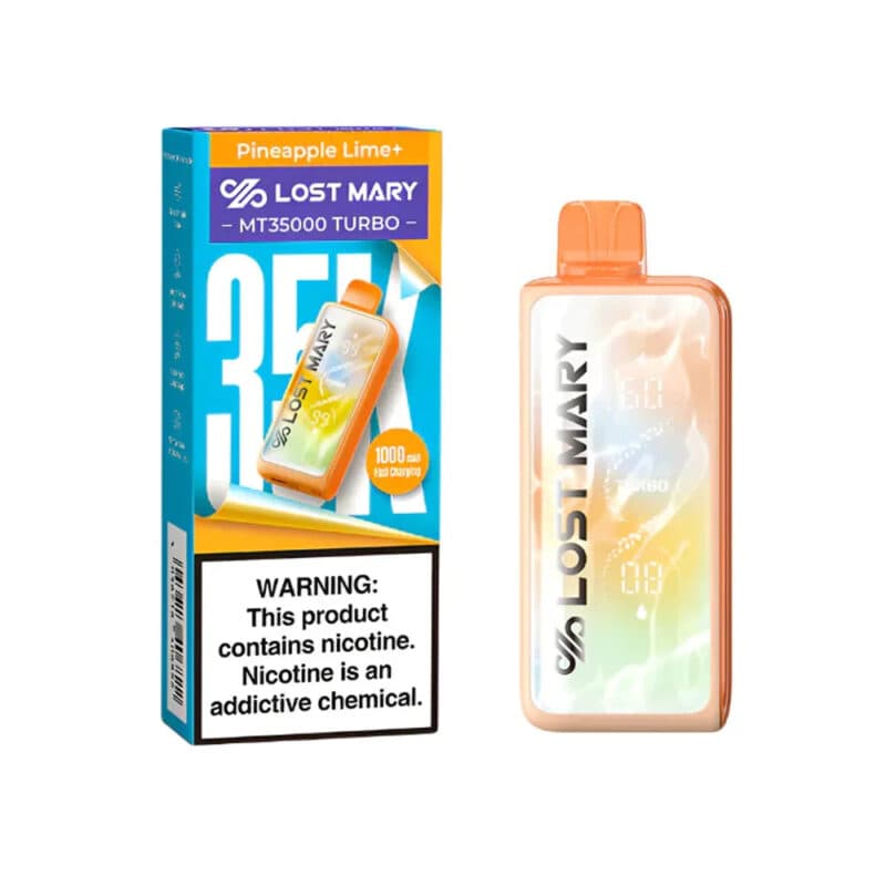 LOST MARY MT35000 Turbo 5% Disposable (90ML) 35K Puffs / Pineapple Lime+