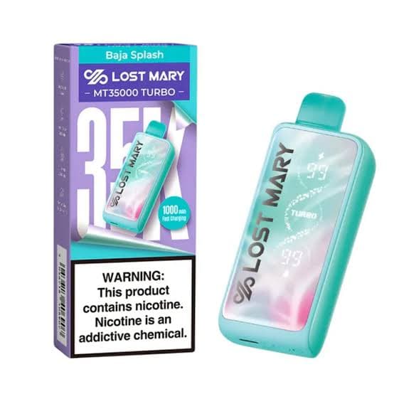 LOST MARY MT35000 Turbo 5% Disposable (90ML) 35K Puffs / Baja Splash