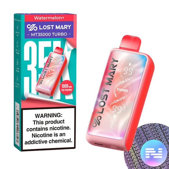 LOST MARY MT35000 Turbo 5% Disposable (90ML) 35K Puffs / Watermelon+