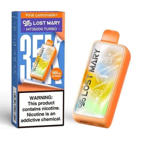 LOST MARY MT35000 Turbo 5% Disposable (90ML) 35K Puffs / Pink Lemonade+