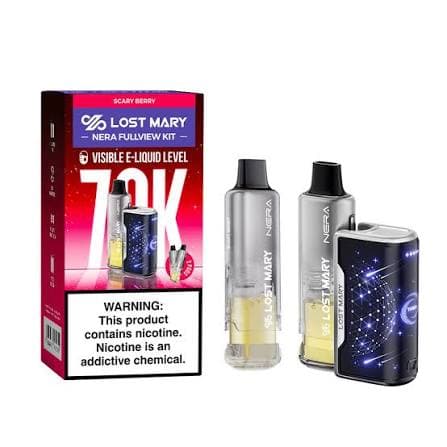 Lost Mary Nera 5% Disposable Kit + 2Pod (120ml) 70K Puffs / Scary Berry