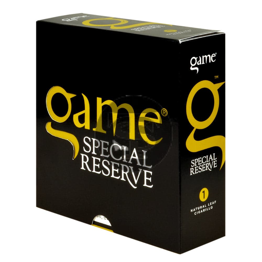 Game Cigarillos / Special Reserve
