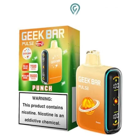 Geek Bar Pulse 15,000 Puffs 50mg 16mL Disposables w/ Dual Heating Modes / Punch Thermal Edition