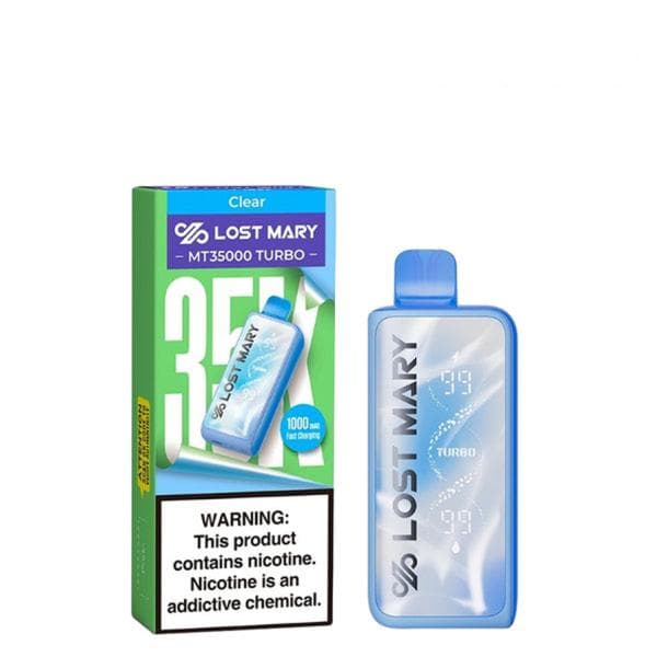 LOST MARY MT35000 Turbo 5% Disposable (90ML) 35K Puffs / Clear