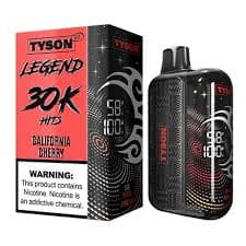 Tyson Legend Vape 30k Puffs / California Cherry
