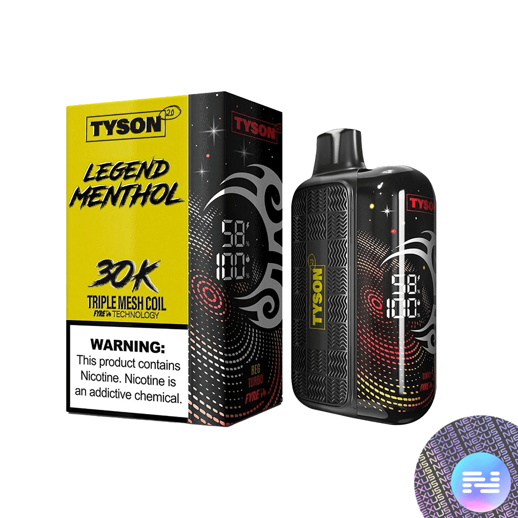 Tyson Legend Vape 30k Puffs / Menthol Gold