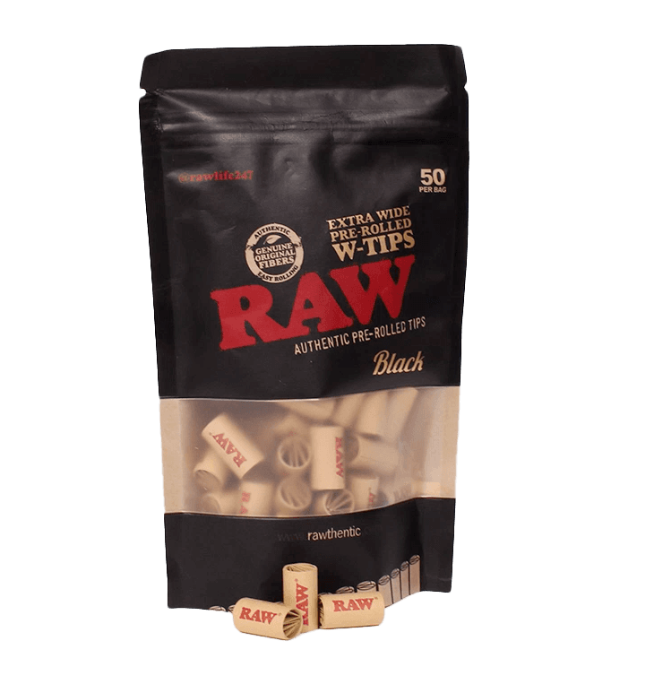 Raw Tips / Pre Rolled Black
