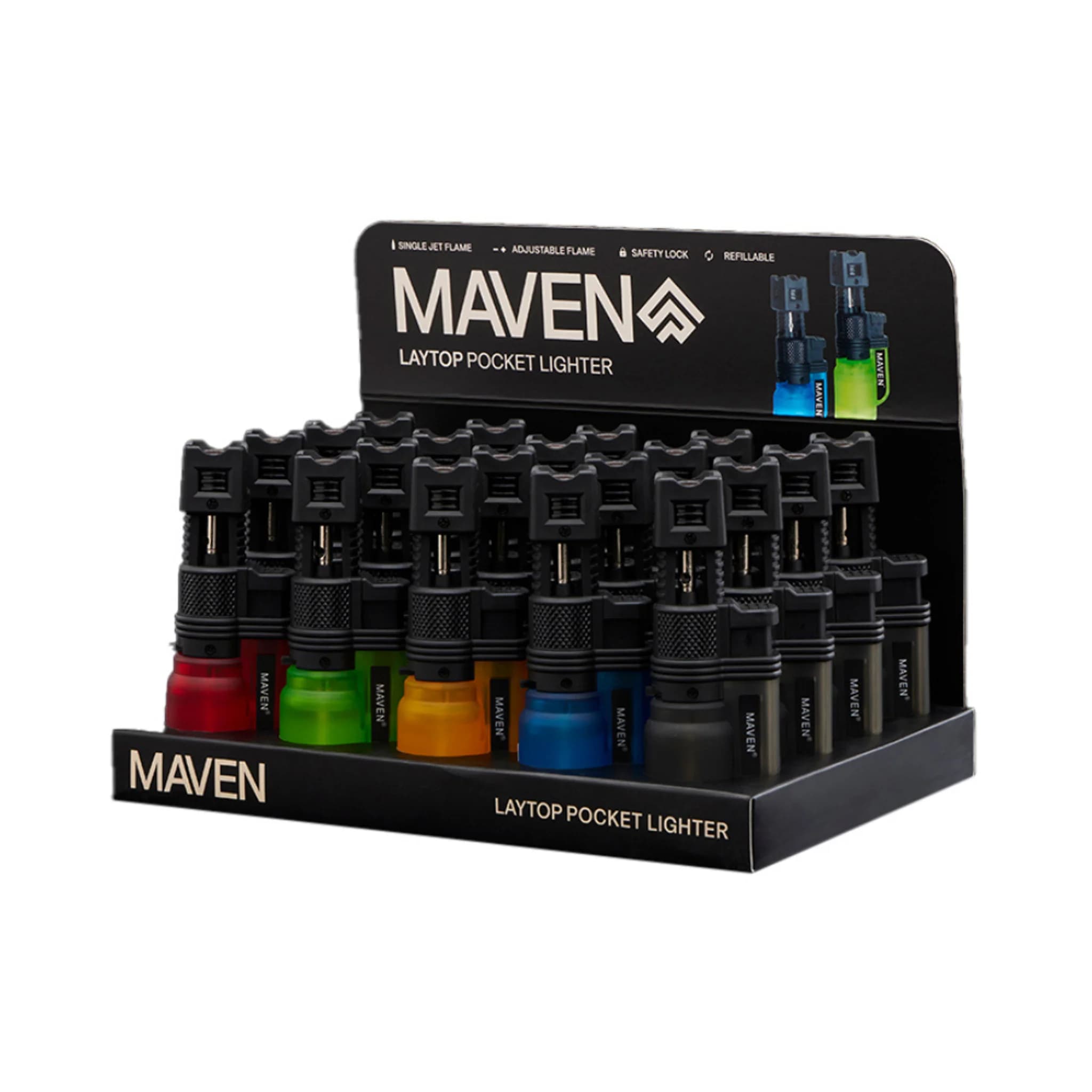 Maven Laytop Pocket Wind Proof Torch Lighter