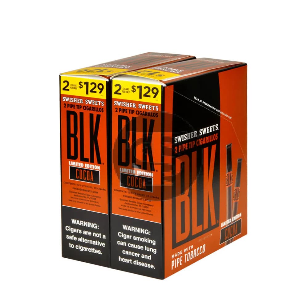 BLK Swisher Sweet Cigarillos 2Pk / Cocoa
