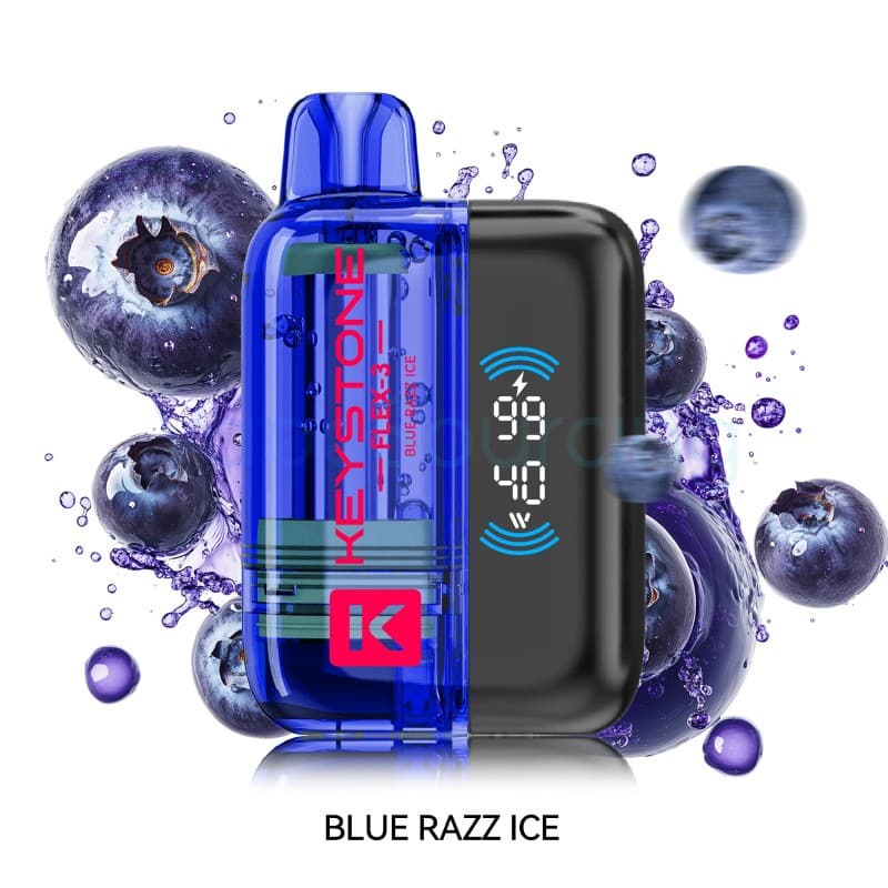 Keystone Flex 3 Kit 40K Puffs / Blue Raz Ice