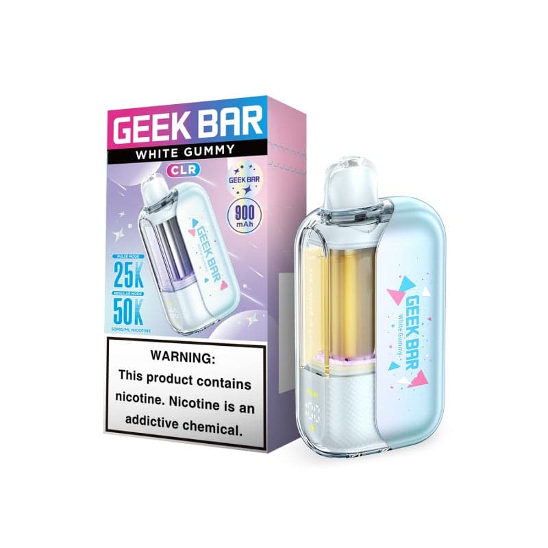 Geek Bar CLR 5% Disposable 50k Puffs / White Gummy