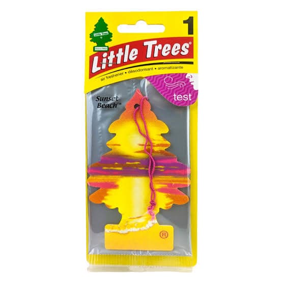 Car Air Freshener Little Tree / Sunset Beach