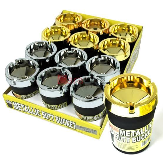 Butt Bucket Ashtray / Metallic