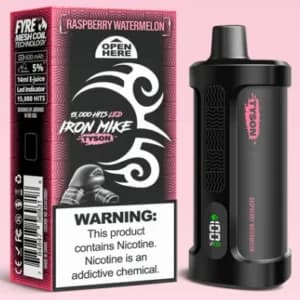 IRON MIKE Tyson 15K Puffs 50mg 14ml Disposables / Raspberry Watermelon