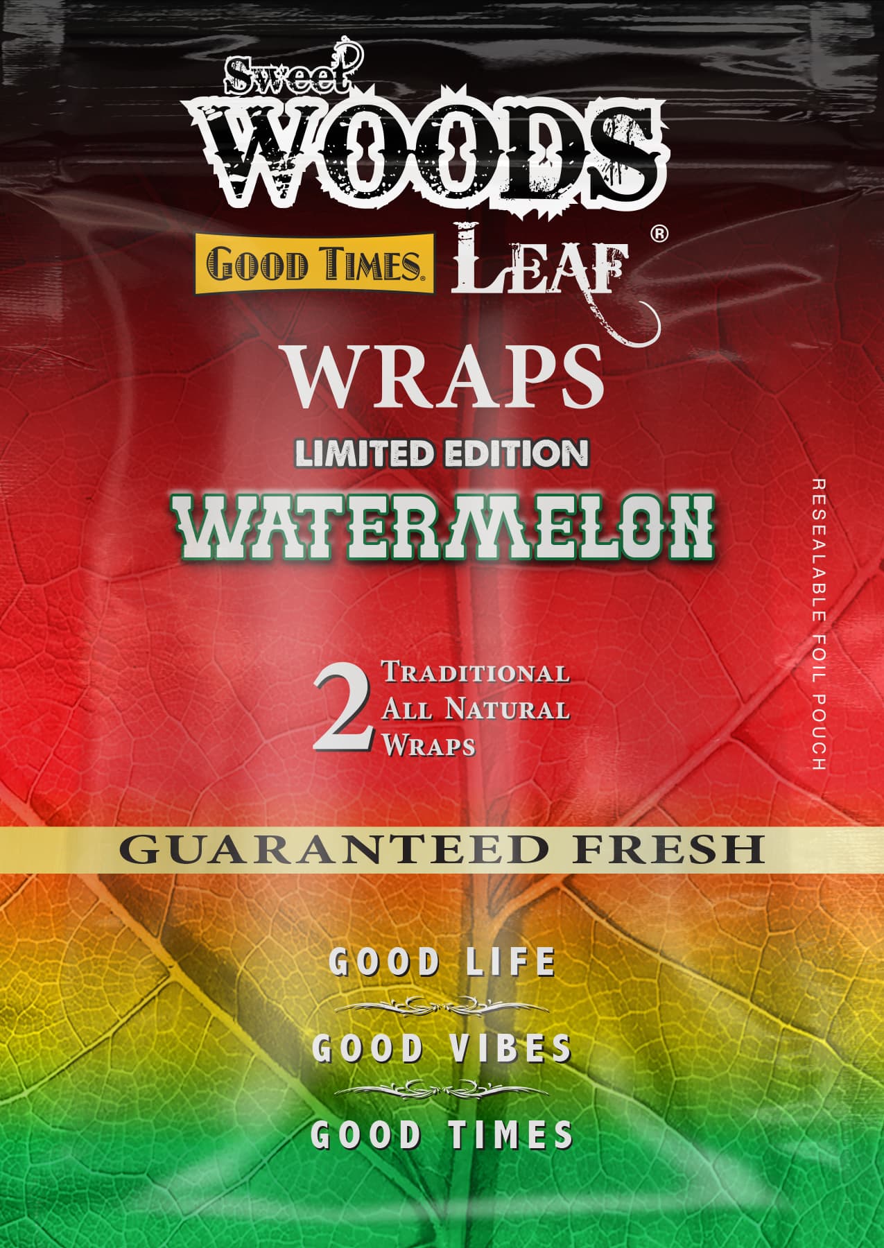 Sweet Woods Flat Wraps / Watermelon