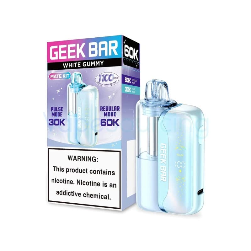 Geek Bar 5% Disposable Mate Kit 60k Puffs / White gummy