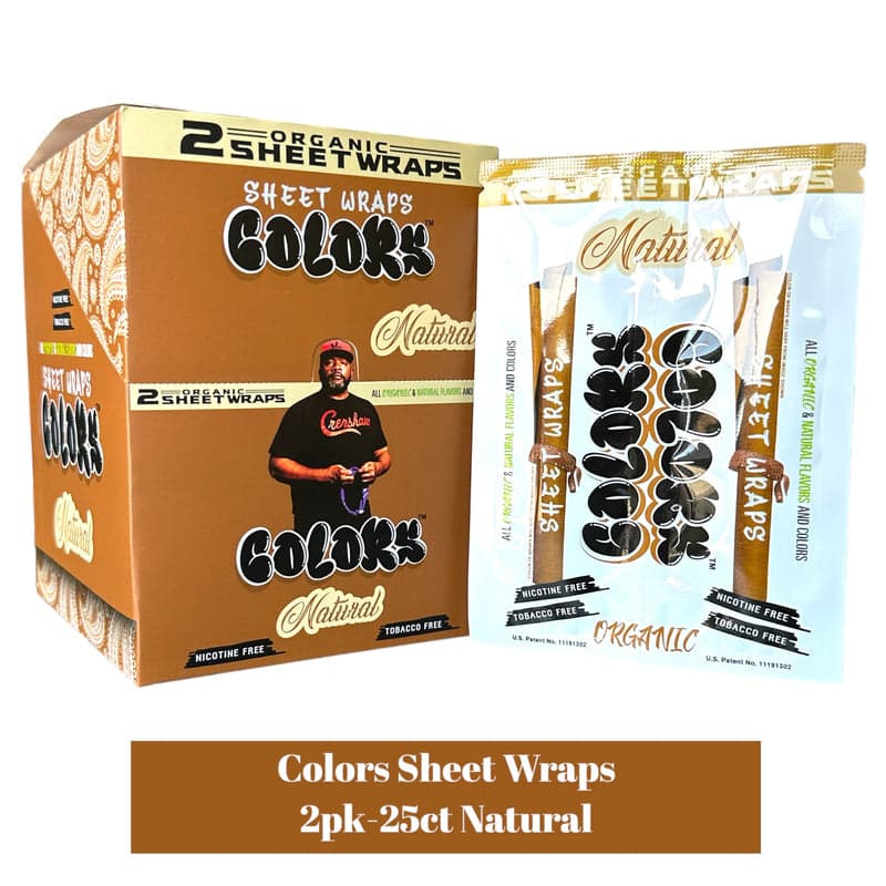 Colors Organic Sweet Wraps 2Pk / Natural