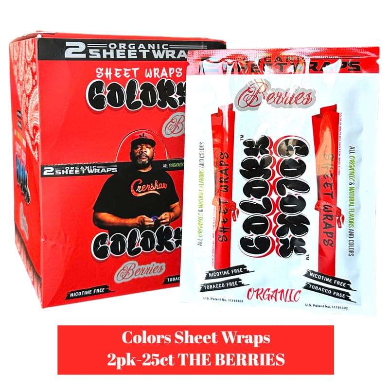 Colors Organic Sweet Wraps 2Pk / Berries