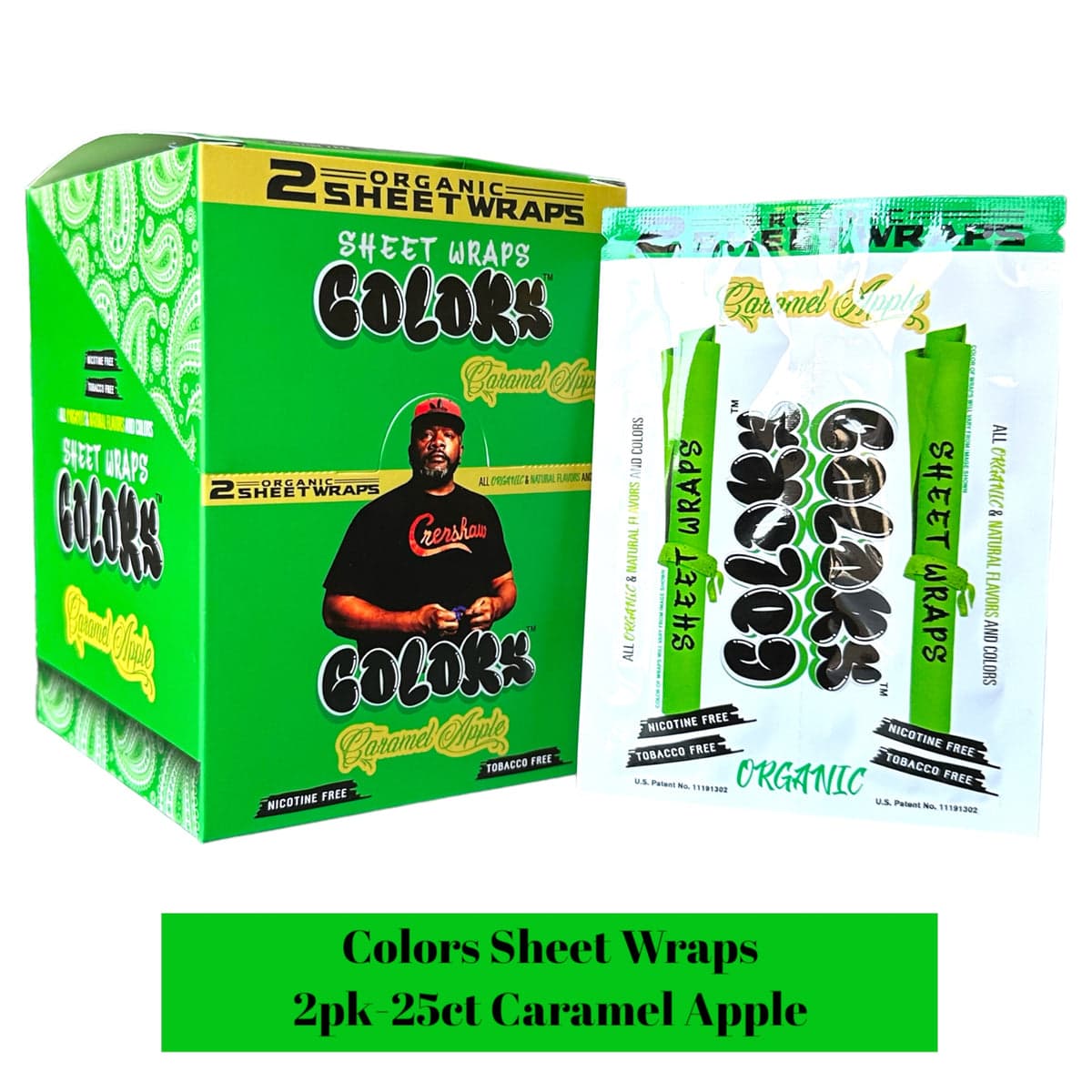 Colors Organic Sweet Wraps 2Pk / Caremel Apple