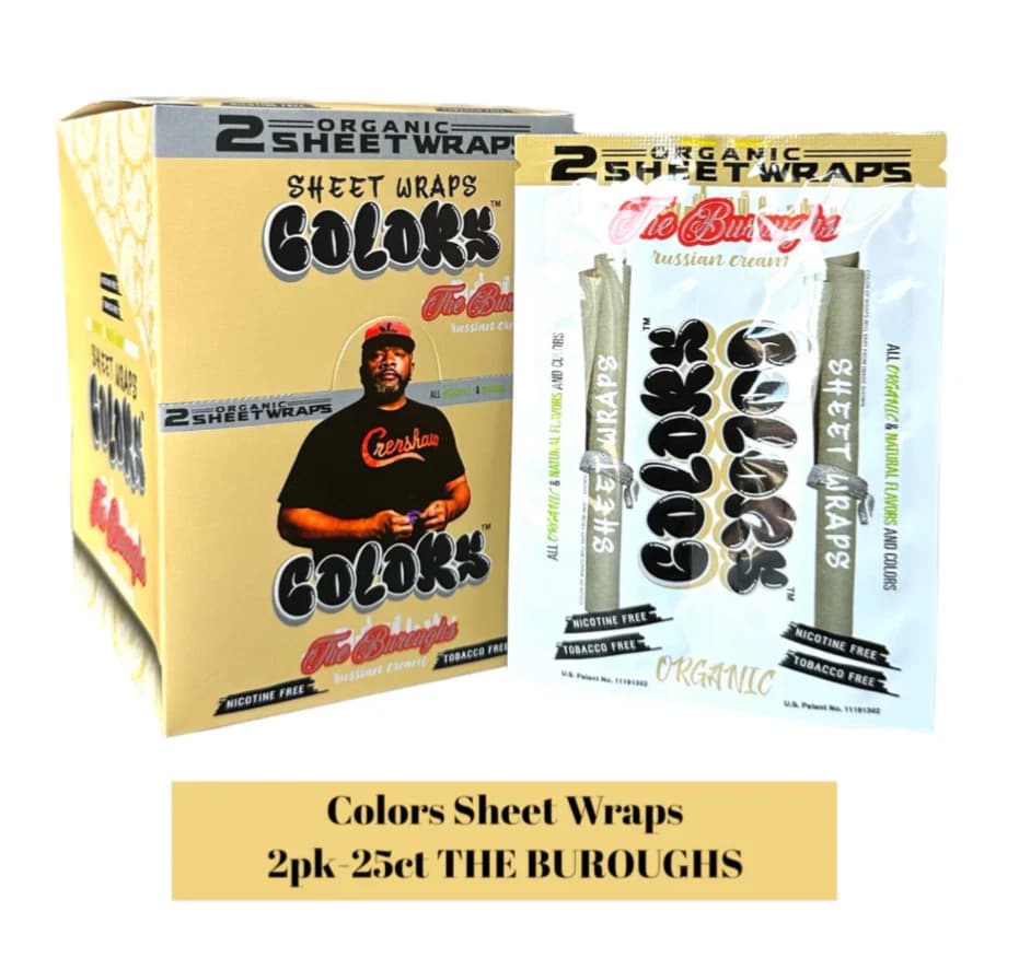 Colors Organic Sweet Wraps 2Pk / Russian Cream
