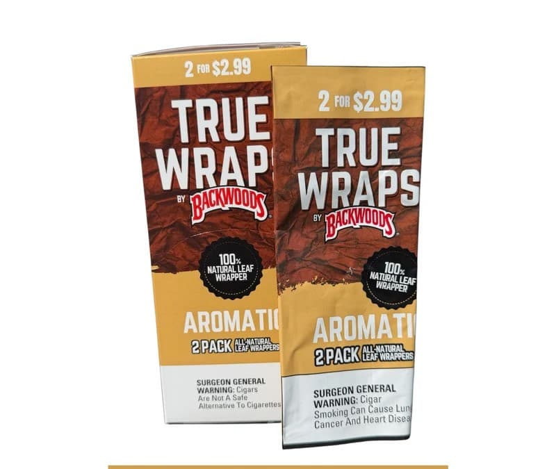 True Wraps Backwood 2 Pk / Aromatic