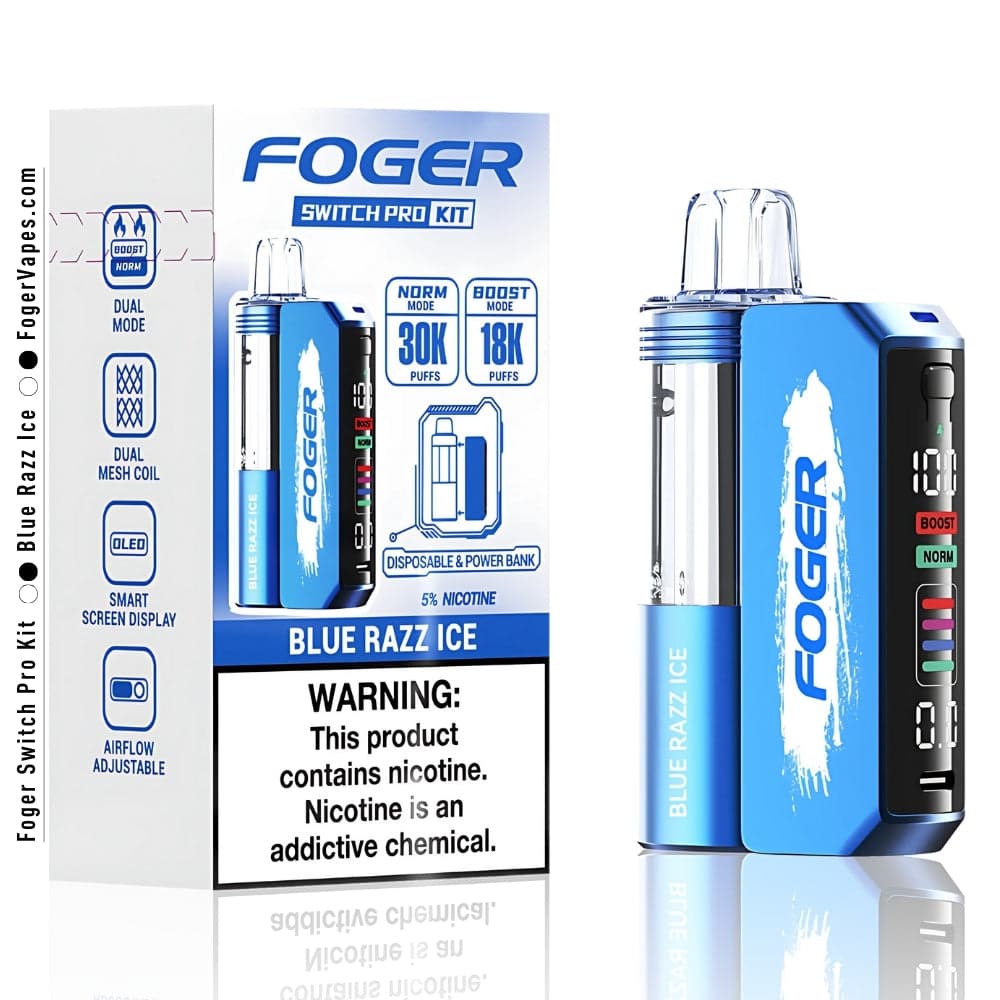 Foger Switch Pro Disposable Pod 30K Puffs / Blue Razz Ice