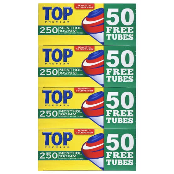Top Filter Tube / Menthol 100mm