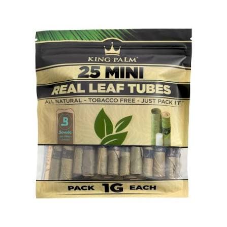 King Palm 1g  25Pk Mini / Organic Leaf