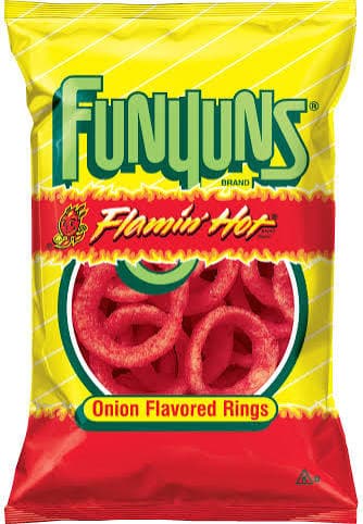 Frito Lay Flamin Hot Snacks / Funyuns