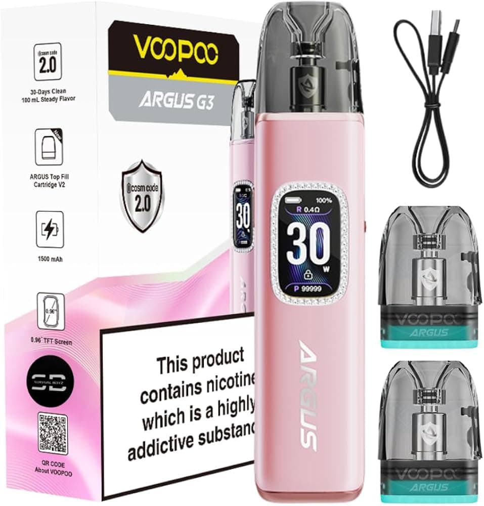 VOOPOO ARGUS G3 1500mAH Starter Kit / Diamond Pink