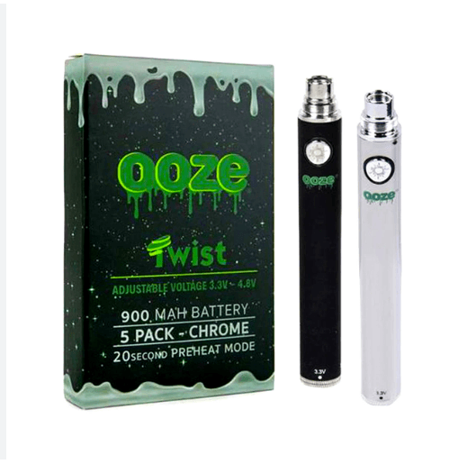 Ooze Standard Batteries / Chrome |900mAh