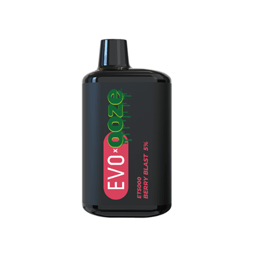 EVO x Ooze ET5000 5000 Puffs 50mg 13mL Disposables / Berry Blast