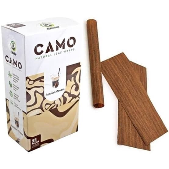 Camo Natural Leaf Wraps / Blueberry