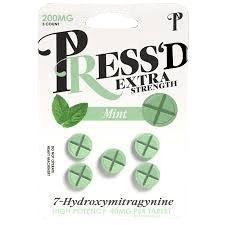 Press'd 7-Hydromitragynine Extra Strength 40mg 5Pk / Mint
