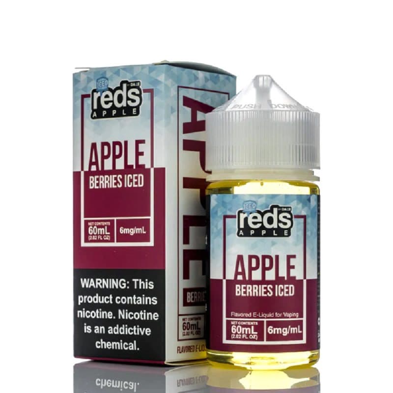 7Daze Reds Apple E-Liquid 60mL / Berries Iced |6mg