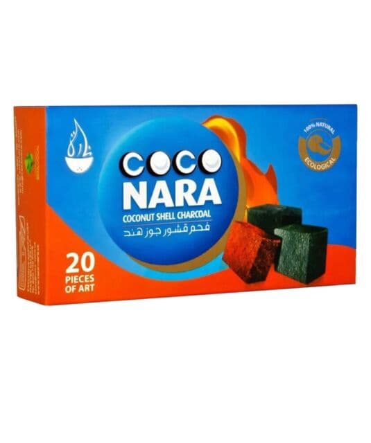Coco Nara Hookah Charcoals / 20Pc