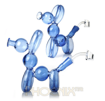 Robot Pet Dog Design Oil Dab Rig |8.5" |Quartz Banger |45 Degree